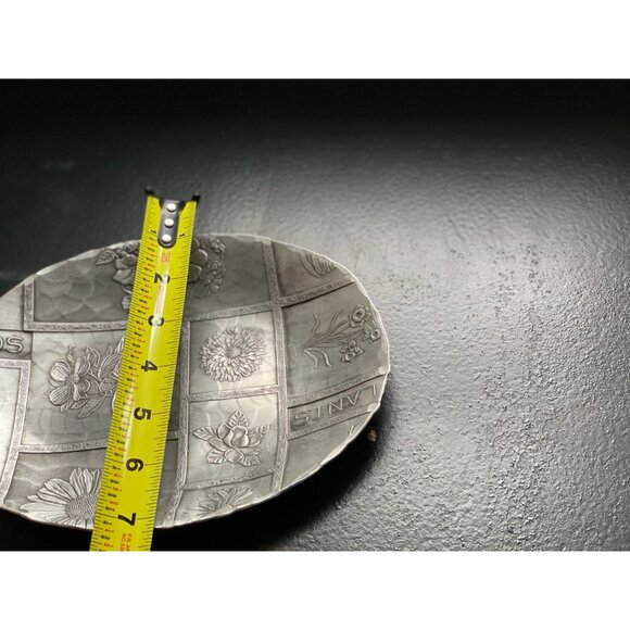 Handmade by WENDELL AUGUST FINE PEWTER Platter / Charger Plate | Classic Round D - Picture 5 of 7